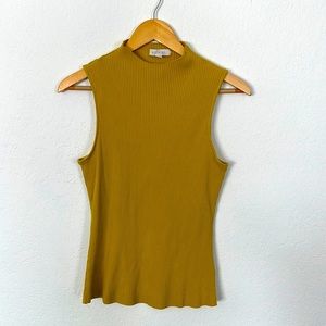 eri + ali Anthropologie mock-neck tank
